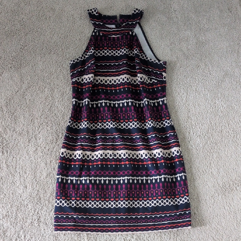 Trina Turk Multicolor Striped Mini Dress